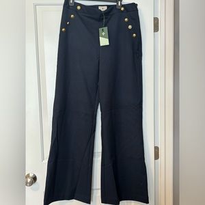 Tuckernuck brand new with tags navy blue wide leg slacks!